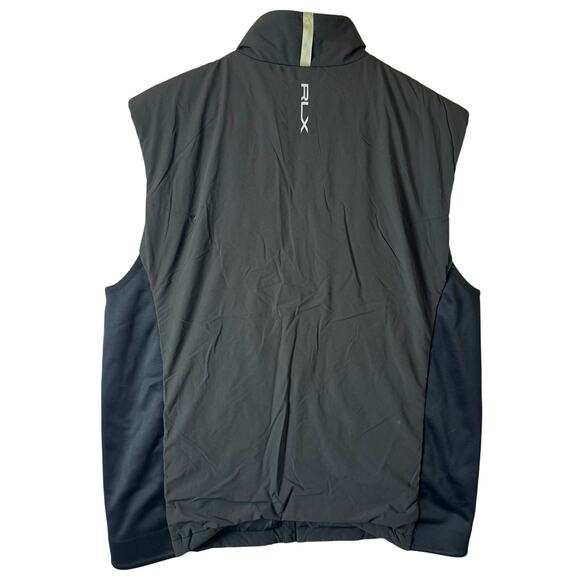 Ralph Lauren RLX Packable Lightweight Vest Mens L Black Water Repellent Outdoors - Picture 2 of 10
